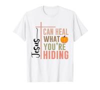 Jesús Puede sanar lo Que estás ocultando la fe de Calabaza Camiseta