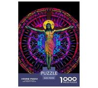 Jesús Puzzle 1000 Piezas, Clásicos Rompecabezas De Bricolaje, De Noches De Juegos Desafiantes, Puzzles Gift, para Adultos Y Niños A Partir De 12 Años 70x50cm/1000pcs
