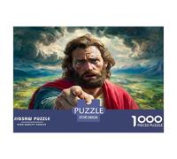 Jesús Puzzle 1000 Piezas para La Familia-Rompecabezas Difícil, Apto para Adultos Y Adolescentes A Partir De 12 Años 38x26cm/1000pcs