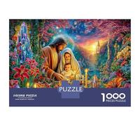 Jesús Puzzle 1000 Piezas para La Familia-Rompecabezas Difícil, Apto para Adultos Y Adolescentes A Partir De 14 Años 52x38cm/1000pcs