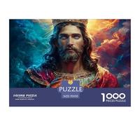 Jesús Puzzle 1000 Piezas Pasatiempo Creativo Clásicos Regalos Decoración del Rompecabezas Juguetes Desafiantes Adultos Y Niños A Partir De 12 Años 70x50cm/1000pcs