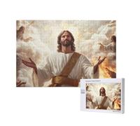 Jesús Puzzle 500 Piezas, DIY Puzzles religión Puzzle Adultos y Niños, Puzzle Juego para Niños a Partir de 5 Años, Color Puzzle Adultos con Caja de Regalo for Home Wall Room Decor, Regalo Mujer -3088