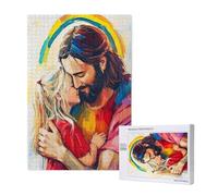 Jesús Puzzle 5000 Piezas, Grande Rompecabezas Adultos de Madera, DIY Dios Puzzles Juegos Divertidos/Relajantes/Desafiantes para Adultos y Principiantes, Como Regalo para Amigos y Seres Queridos M-1365