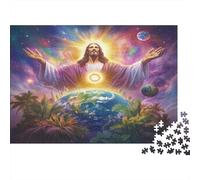 Jesús Puzzle De 1000, Regalos, Juguete Educativo, Decoración del Hogar, Rompecabezas para Adultos, A Partir De 14 Años 1000pcs (75x50cm)