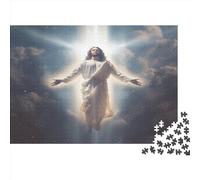 Jesús Puzzles Imposible,desafío for Adults Ascension of Jesús Juego Educativo 1000 Piezas Obra De Arte De Juego De para Adultos Y Niños A Partir De 12 Años 1000pcs (75x50cm)