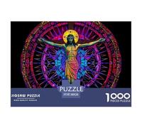 Jesús Puzzles Imposible,desafío para Adultos Entretenimiento Creativo 1000 Piezas Obra De Arte De Juego De para Adultos, Regalos A Partir De 14 Años 38x26cm/1000pcs