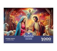 Jesús - Religión 1000 Piece Adults Puzzle Kids Age Games Family Games Home Decoration Decompression 52x38cm/1000pcs