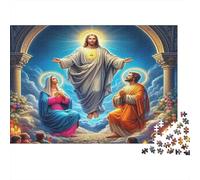 Jesus Religion 1000 Piece Educational Game Jesus Appearing to Followers for Adults Teens Premium 100% Recycled Board 52x38cm 1000pcs