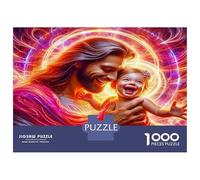 Jesús - Religión 1000 Piezas Puzzle Clásico Puzzle para Adultos, Cartón Grueso - Ultra Difícil, Antiestrés Total, Ideal para Ocio Y Creatividad 38x26cm/1000pcs