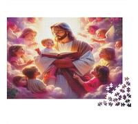 Jesus Religion Adult Puzzle for Decompression Educational Game Challenge 1000 Piece 52x38cm 1000pcs