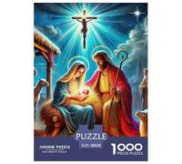 Jesus - Religion Complex 1000 Piece Mind Puzzle - Educational Art Game for Adults and Kids 38x26cm/1000pcs