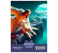 Jesus - Religion Complex 1000 Piece Mind Puzzle - Educational Art Game for Adults and Kids 70x50cm/1000pcs