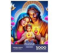 Jesus - Religion Complex Mind Challenge Puzzle - 1000 Piece Educational Art for Adults and Kids 70x50cm/1000pcs