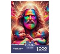 Jesus - Religion Hard 1000 Piece Creative Puzzle - Art Entertainment for Adults and Kids 12+ 38x26cm/1000pcs