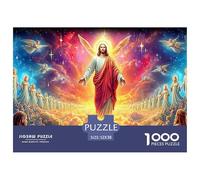 Jesús - Religión Juego De Puzzle En Familia con La Claridad De La Alta Definición - El Regalo Original Y Sorprendente para Esta Navidad, Ideal para +14 Años 52x38cm/1000pcs