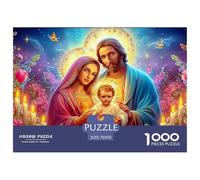 Jesús - Religión Juego Familiar: Obra De Arte Y Puzzle Una Experiencia Enriquecedora para Todos - El Regalo Navideño Ideal para Mujeres, Hombres, Adultos Y Niños (14 Años Y Más) 70x50cm/1000pc