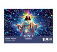 Jesús - Religión Puzle Regalo Creativo Decoración del Hogar 1000 Piezas Dios Rompecabezas Juego De Habilidad para Adultos Y Niños A Partir De 14 Años 38x26cm/1000pcs
