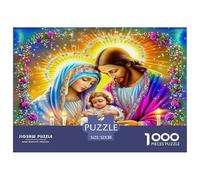 Jesús - Religión Puzle Regalo Creativo Decoración del Hogar 1000 Piezas Dios Rompecabezas Juego De Habilidad para Adultos Y Niños A Partir De 14 Años 52x38cm/1000pcs