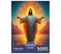 Jesús - Religión Puzle Regalo Creativo Decoración Familiar 1000 Piezas Dios Rompecabezas Juguetes Desafiantes Juego De Habilidad para Adultos Y Niños 52x38cm/1000pcs