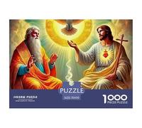 Jesús - Religión Puzzle 1000 Piezas para Adultos,Jugar Solo O En Compañía,Regalo 70x50cm/1000pcs