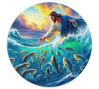 Jesús - Religión Puzzle 1000 Piezas para Adultos, Reto Familiar, Alivia Estrés, Ejercita Memoria para Hombres, Mujeres, Mayores 1000pcs (67.5x67.5cm)