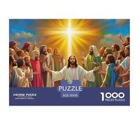 Jesús - Religion Puzzle 1000 Piezas Pasatiempo Creativo Clásicos Regalos Decoración del Rompecabezas Desafiante Noches De Juegos Adultos Y Niños A Partir De 12 Años 70x50cm/1000pcs