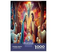 Jesús - Religión Puzzle Actividades Familiares 1000 Piezas Dios Rompecabezas Juego Familiar para Adultos Y Niños A Partir De 12 Años 38x26cm/1000pcs
