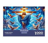 Jesús - Religión Puzzle Imposible,desafío for Adults Entretenimiento Creativo 1000 Piezas Obra De Arte De Juego De para Adultos, Regalos A Partir De 14 Años 70x50cm/1000pcs