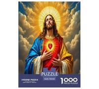 Jesús - Religión Puzzle Imposible,desafío for Adults Entretenimiento Creativo 1000 Piezas Obra De Arte De Juego De para Adultos Y Niños 70x50cm/1000pcs