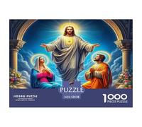 Jesús - Religión Puzzle Imposible,desafío para Adultos Entretenimiento Creativo 1000 Piezas Obra De Arte De Juego De para Adultos, Regalos A Partir De 14 Años 52x38cm/1000pcs