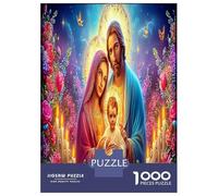 Jesús - Religión Puzzle Intelectual Desafío 1000 Piezas Dios Juego De Rompecabezas Decoración del Hogar para Niños Adultos 52x38cm/1000pcs