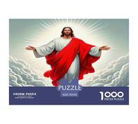 Jesús - Religión Puzzle Regalo Creativo Decoración Familiar 1000 Piezas Dios Rompecabezas Imposible Entretenimiento Creativo para Adultos 70x50cm/1000pcs