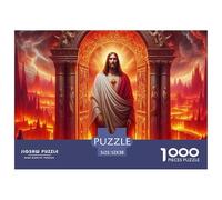 Jesús - Religión Puzzles 1000 Piezas Puzzles Clásicos para Diversión Adultos Y Niños A Partir De 12 Año 52x38cm/1000pcs