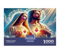 Jesús - Religión Puzzles Imposible,desafío for Adults Entretenimiento Creativo 1000 Piezas Obra De Arte De Juego De para Adultos Y Niños A Partir De 12 Años 70x50cm/1000pcs