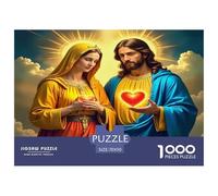Jesús - Religión Puzzles Imposible,desafío for Adults Juego EduGatoivo 1000 Piezas Obra De Arte De Juego De para Adultos Y Niños A Partir De 12 Años 70x50cm/1000pcs
