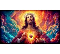 Jesús-Religión Puzzles Imposible,desafío para Adultos Juego edugatoivo 1000 Piezas Obra de Arte de Juego de para Adultos y Niños a Partir de 12 Años 75x50cm/1000pcs