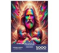 Jesús - Religión Puzzles Imposible,desafío para Adultos Juego EduGatoivo 1000 Piezas Obra De Arte De Juego De para Adultos Y Niños A Partir De 12 Años 70x50cm/1000pcs