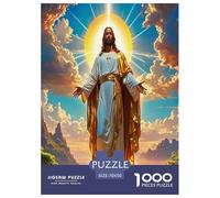 Jesus Religion Rompecabezas 1000 Piezas para Adultos Y Niños Familia Juego Impossible Habilidad Familiar Idea De Regalo para Ella O É 70x50cm/1000pcs