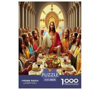 Jesus Religion Rompecabezas 1000 Piezas para Adultos Y Niños Impossible Regalos Habilidad Familiar Idea De Regalo para Ella O É 38x26cm/1000pcs