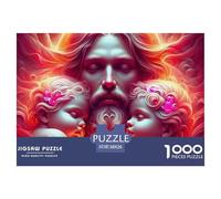 Jesús - Religión, Rompecabezas De 1000 Piezas, Desafío Interactivo Que Fomenta Competencia Amistosa Y Espíritu De Equipo, Actividad Divertida para Amigos O Familia, Apto para Mayores De 12 Años, 38x