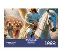 Jesús - Religión, Rompecabezas De 1000 Piezas, Juego Relajante Y EduGatoivo Que Mejora Memoria, Observación Y Lógica, Ideal para Pasar Tiempo Agradable En Casa, Apto para Mayores De 12 Años, 70x50cm/