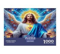 Jesús - Religión Rompecabezas Imposible,desafío for Adults Juego EduGatoivo 1000 Piezas Obra De Arte De Juego De para Adultos, Regalos A Partir De 14 Años 70x50cm/1000pcs
