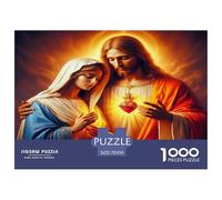 Jesús - Religión Rompecabezas Imposible,desafío para Adultos Entretenimiento Creativo 1000 Piezas Obra De Arte De Juego De para Adultos, Regalos A Partir De 14 Años 70x50cm/1000pcs