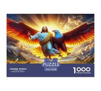 Jesús - Religión Rompecabezas Regalo Creativo Decoración del Hogar 1000 Piezas Dios Rompecabezas Imposible Juguetes Desafiantes para Adultos Y Niños 52x38cm/1000pcs