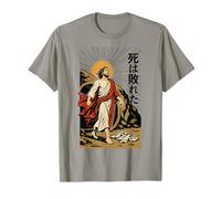 Jesus Resurrection Christian Manga Muerte Derrotado Anime Art Camiseta