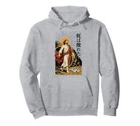 Jesus Resurrection Christian Manga Muerte Derrotado Anime Art Sudadera con Capucha
