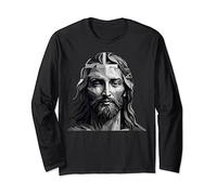Jesús Retrato Señor Cristianismo Cristianismo Cristo Hombres Mujeres Manga Larga