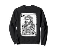 Jesús Rey De Corazones - Amante De Los Juegos De Cartas Sudadera