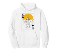 Jesús Rey de Picas Naipe Fe Cristiana Sudadera con Capucha