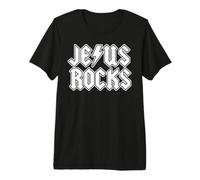 Jesús Rocas Fe Cristiana Jesús Rocas Camiseta Premium